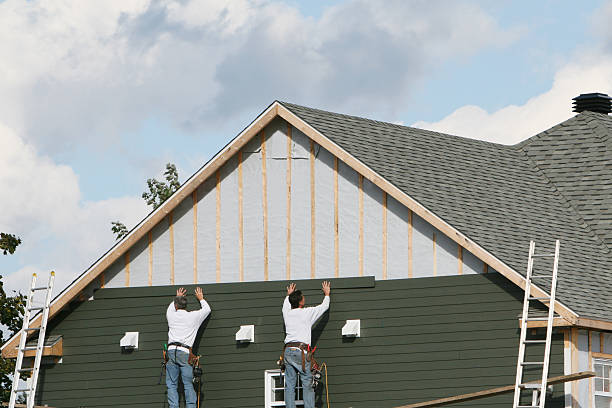 Professional Siding technician working in Josephine, PA